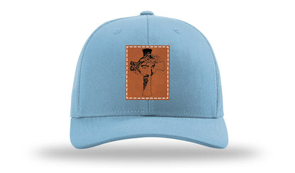Jesus Cross Leather Patch Richardson 112 Hat