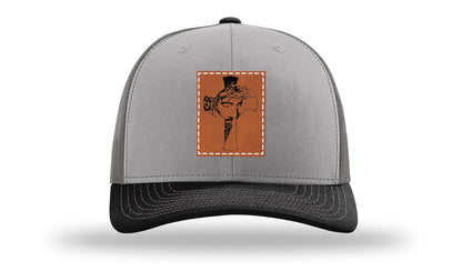 Jesus Cross Leather Patch Richardson 112 Hat