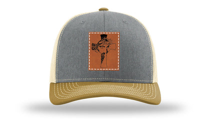 Jesus Cross Leather Patch Richardson 112 Hat