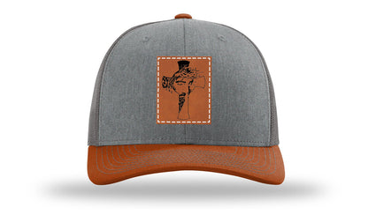 Jesus Cross Leather Patch Richardson 112 Hat
