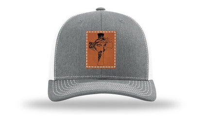 Jesus Cross Leather Patch Richardson 112 Hat