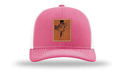 Jesus Cross Leather Patch Richardson 112 Hat