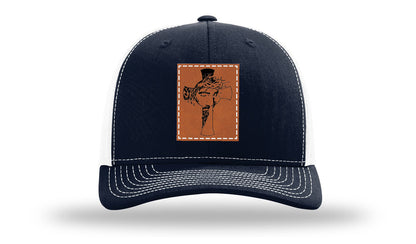 Jesus Cross Leather Patch Richardson 112 Hat