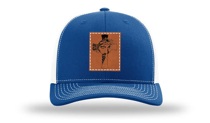 Jesus Cross Leather Patch Richardson 112 Hat