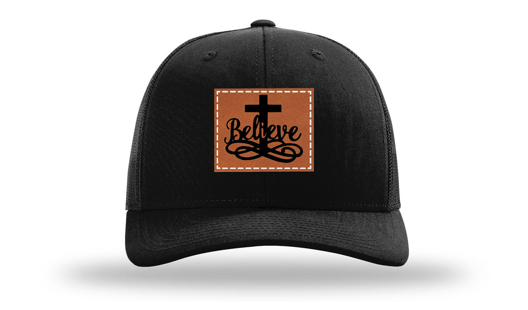 Believe Leather Patch Richardson 112 Hat