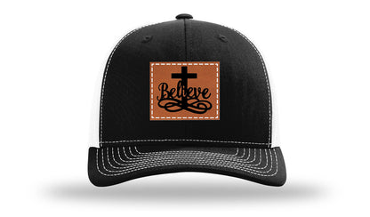 Believe Leather Patch Richardson 112 Hat