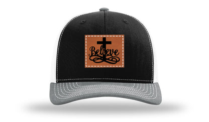 Believe Leather Patch Richardson 112 Hat