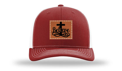 Believe Leather Patch Richardson 112 Hat