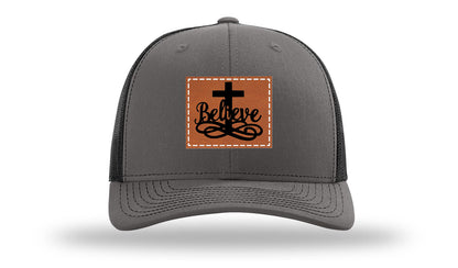 Believe Leather Patch Richardson 112 Hat