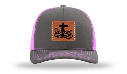 Believe Leather Patch Richardson 112 Hat