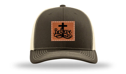 Believe Leather Patch Richardson 112 Hat