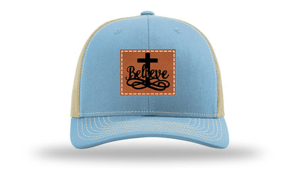 Believe Leather Patch Richardson 112 Hat