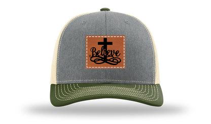 Believe Leather Patch Richardson 112 Hat
