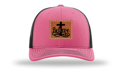 Believe Leather Patch Richardson 112 Hat