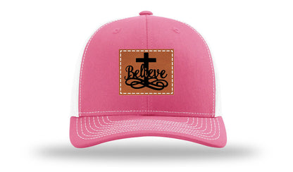Believe Leather Patch Richardson 112 Hat