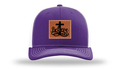 Believe Leather Patch Richardson 112 Hat