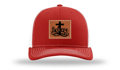 Believe Leather Patch Richardson 112 Hat