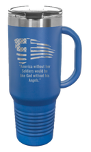 Load image into Gallery viewer, Soldiers and Angels 40oz Handle Mug Laser Engraved
