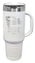 Load image into Gallery viewer, Soldiers and Angels 40oz Handle Mug Laser Engraved
