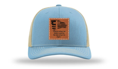 Soldiers and Angels Leather Patch Richardson 112 Hat