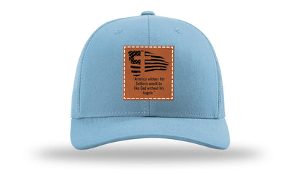 Soldiers and Angels Leather Patch Richardson 112 Hat