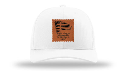 Soldiers and Angels Leather Patch Richardson 112 Hat