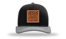 Load image into Gallery viewer, Jessus in My Heart Leather Patch Richardson 112 Hat
