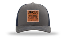 Load image into Gallery viewer, Jessus in My Heart Leather Patch Richardson 112 Hat
