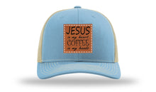 Load image into Gallery viewer, Jessus in My Heart Leather Patch Richardson 112 Hat
