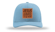 Load image into Gallery viewer, Jessus in My Heart Leather Patch Richardson 112 Hat
