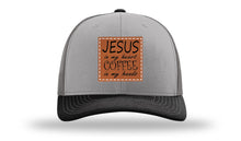 Load image into Gallery viewer, Jessus in My Heart Leather Patch Richardson 112 Hat
