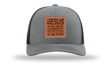 Load image into Gallery viewer, Jessus in My Heart Leather Patch Richardson 112 Hat
