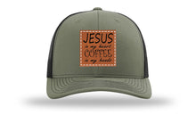 Load image into Gallery viewer, Jessus in My Heart Leather Patch Richardson 112 Hat
