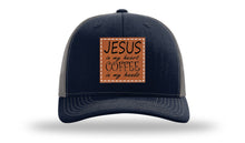 Load image into Gallery viewer, Jessus in My Heart Leather Patch Richardson 112 Hat
