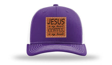 Load image into Gallery viewer, Jessus in My Heart Leather Patch Richardson 112 Hat
