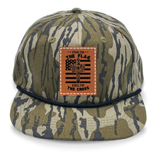 Load image into Gallery viewer, Cross Flag 3 Leather Patch LOST Hat Co.
