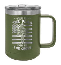 Load image into Gallery viewer, Cross Flag 3 Laser Engraved Mug (Etched)
