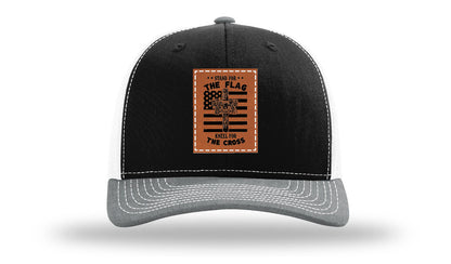 Kneel For The Cross Leather Patch Richardson 112 Hat