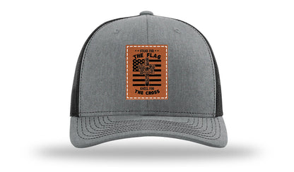 Kneel For The Cross Leather Patch Richardson 112 Hat