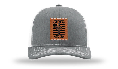 Kneel For The Cross Leather Patch Richardson 112 Hat