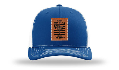 Kneel For The Cross Leather Patch Richardson 112 Hat