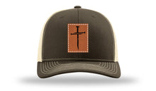 Load image into Gallery viewer, 3 Nails Cross Leather Patch Richardson 112 Hat
