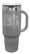 Load image into Gallery viewer, His Grace Is Enough 40oz Handle Mug Laser Engraved
