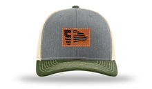 Load image into Gallery viewer, Cross Flag 2 Leather Patch Richardson 112 Hat

