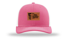 Load image into Gallery viewer, Cross Flag 2 Leather Patch Richardson 112 Hat
