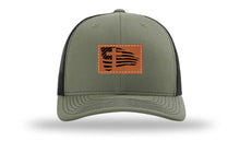 Load image into Gallery viewer, Cross Flag 2 Leather Patch Richardson 112 Hat
