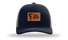 Load image into Gallery viewer, Cross Flag 2 Leather Patch Richardson 112 Hat
