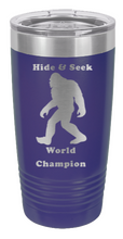 Load image into Gallery viewer, Sasquatch - Hide and Seek Champion Laser Engraved Tumbler (Etched)
