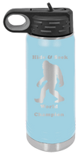 Load image into Gallery viewer, Sasquatch Hide And Seek World Champion Laser Engraved Water Bottle
