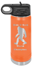 Load image into Gallery viewer, Sasquatch Hide And Seek World Champion Laser Engraved Water Bottle
